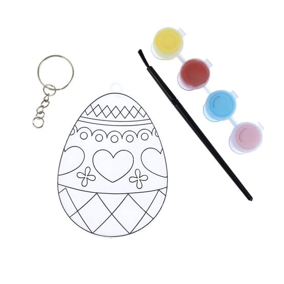 Paint Your Own Egg Suncatcher Keyring Kit image number 3
