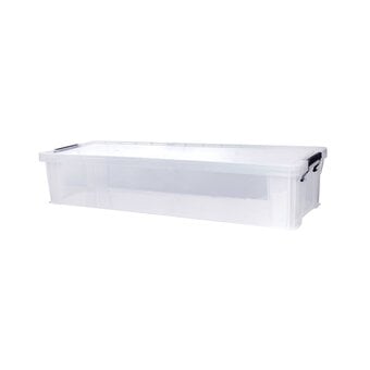 Whitefurze Allstore 27 Litre Clear Wrapping Paper Storage Box
