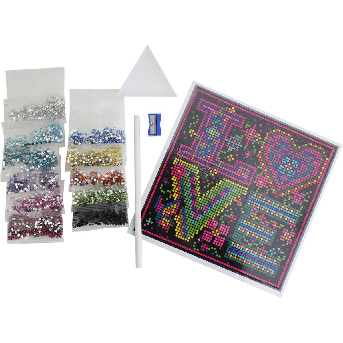 Love Diamond Art Kit Hobbycraft