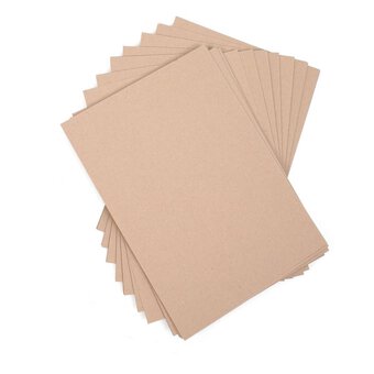 A4 Recycled Kraft Card 50 Pack