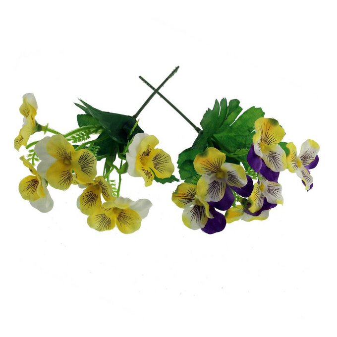 Assorted Pansy Pick 18cm image number 1