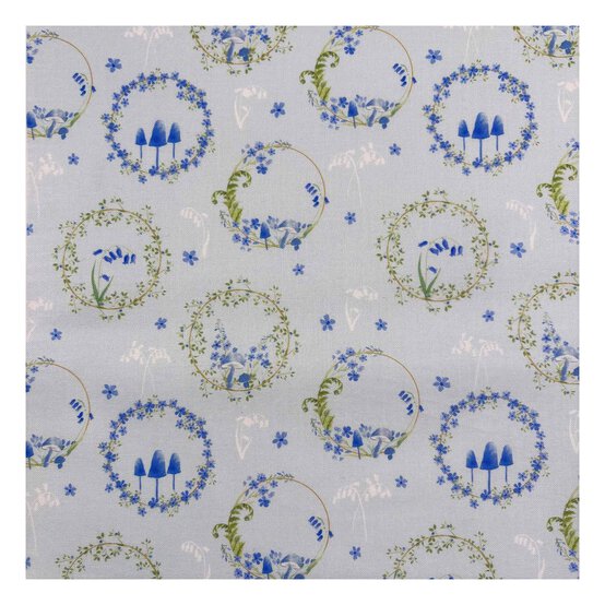 Bluebell Hollow Woodland Glade Cotton Fabric by the Metre image number 2