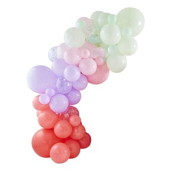 Ginger Ray Pastel Confetti Balloon Arch Kit