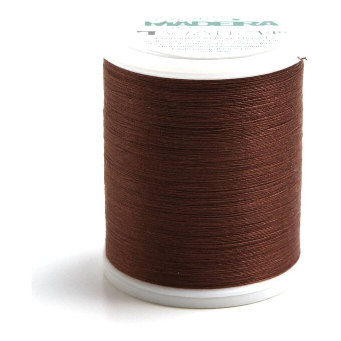 Madeira Coffee Brown Cotona 50 Quilting Thread 1000m (678) image number 1