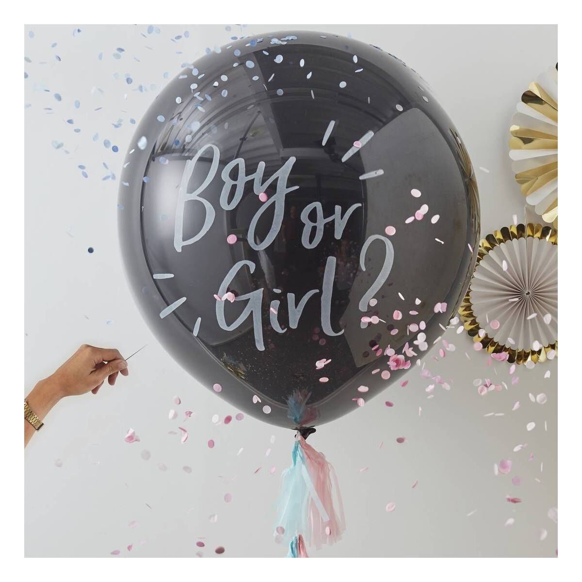 Ginger Ray Oh Baby Gender Reveal Balloon Kit Hobbycraft