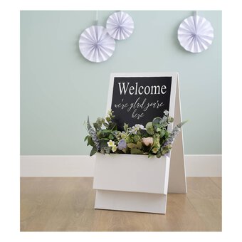 Create & Celebrate White Frame Double-Sided Board