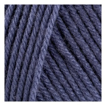 Women's Institute Blue and Grey Soft and Smooth Aran Yarn 400g image number 2