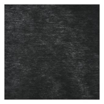 Black Medium Weight Interfacing Fabric by the Metre 