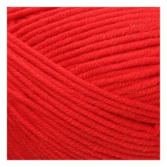 Knitcraft Red Cotton Blend Plain DK Yarn 100g