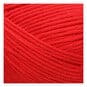Knitcraft Red Cotton Blend Plain DK Yarn 100g image number 2