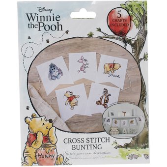 Disney Winnie the Pooh Cross Stitch Bunting Kit image number 3