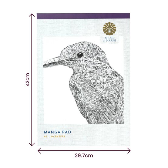 Shore & Marsh Manga Pad A3 50 Sheets image number 5