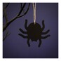 Hanging Black Spider Decoration 10cm  image number 1
