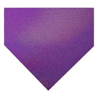 Purple Metallic Spot Foam Sheet 22.5cm x 30cm
