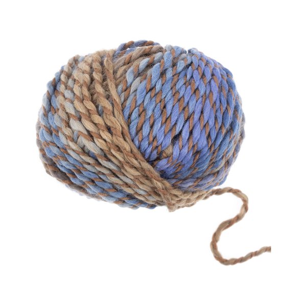 Knitcraft Blue Neutral Mix In a Spin Yarn 100g image number 3