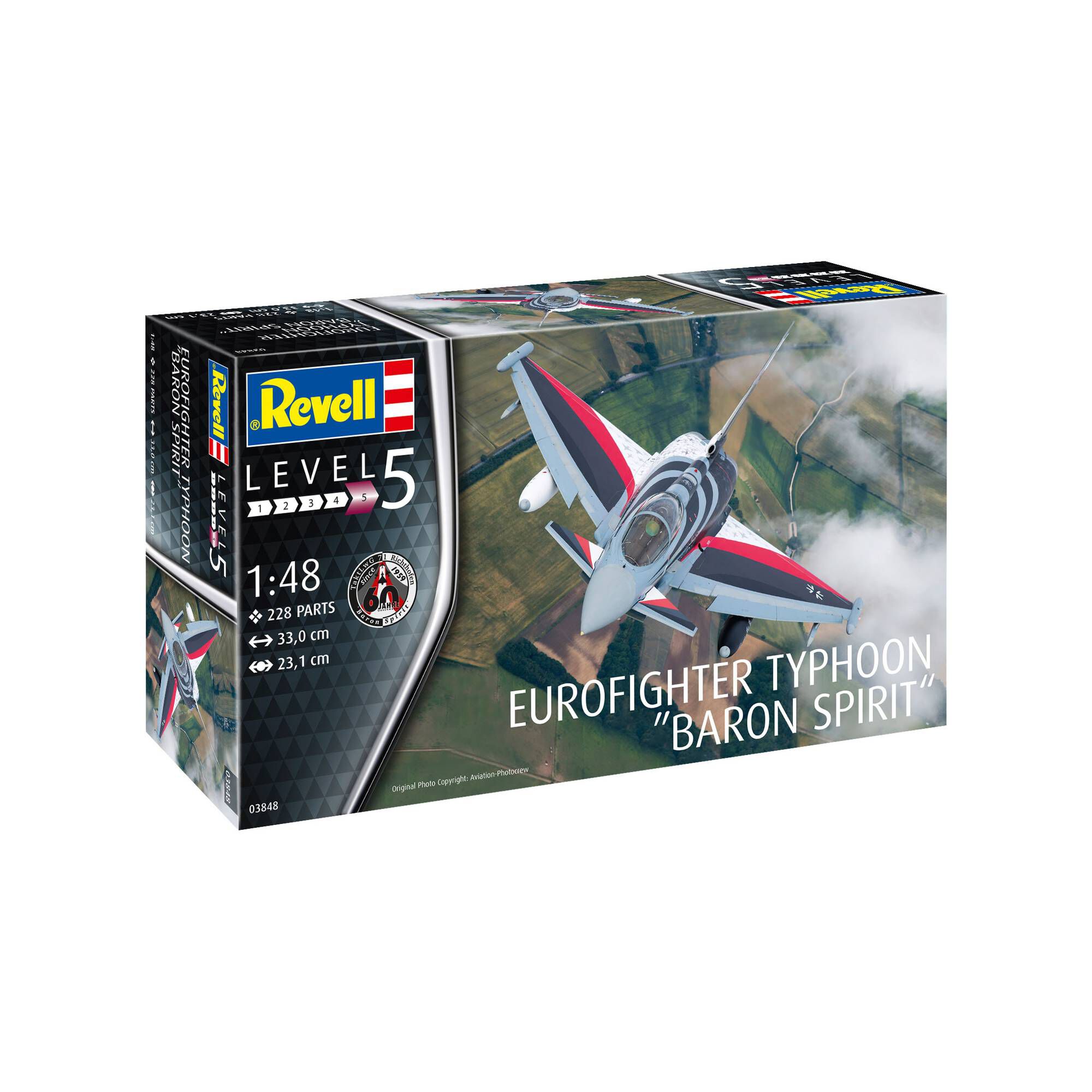 Maquette Revell Eurofighter Typhoon Baron Spirit - 1/72 - à Assembler Et Peindre