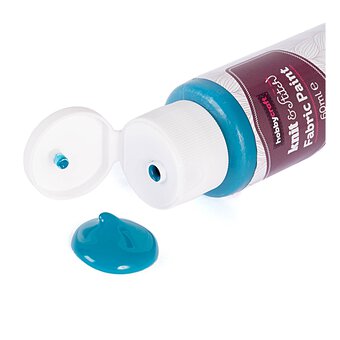Turquoise Fabric Paint 60ml image number 2