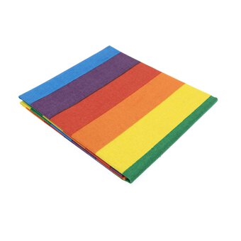 Pride Rainbow Single Cotton Fat Quarter