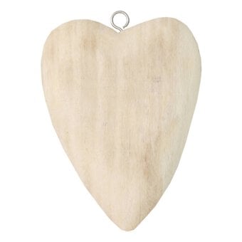 Wooden Heart 11.5cm