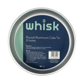 Whisk Round Aluminium Cake Tin 12 x 3 Inches  image number 2