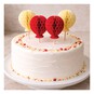 Honeycomb Balloon Cake Toppers 4 Pack image number 1