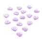 Hemline Lilac Basic Hearts Button 12 Pack image number 1