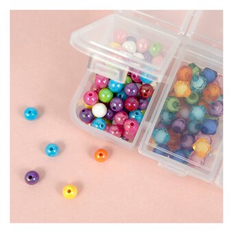 Hobbycraft Clear Bead Storage Box 14 Compartments