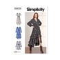 Simplicity Wrap Dresses Sewing Pattern S9639 (16-24) image number 1