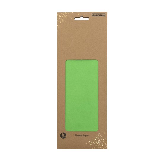 Apple Green Tissue Paper 50cm x 75cm 6 Pack image number 3