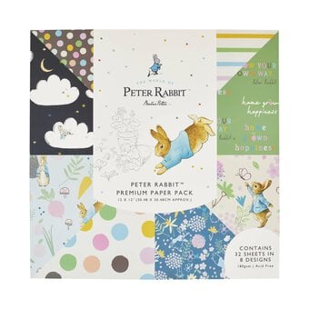 Peter Rabbit Paper Pad 12 x 12 Inches 32 Sheets