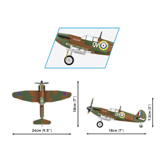 COBI Spitfire Mk. I Set 1:48 image number 3