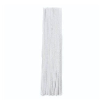 White Pipe Cleaners 12 Pack image number 2