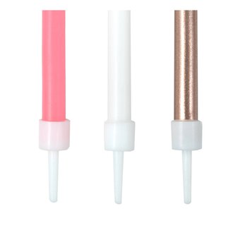 Whisk Tall Pink and Rose Gold Candles 16 Pack image number 3