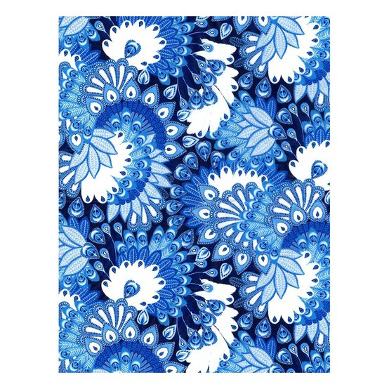 Decopatch Peacock Swirls Paper 3 Sheets image number 2