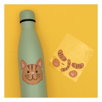 Cat Bottle Stickers