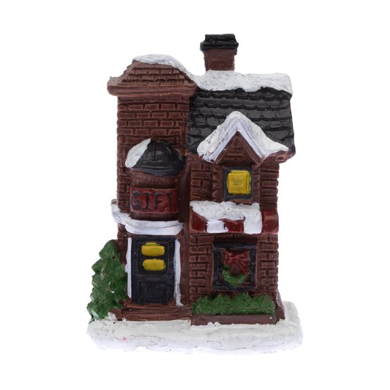 Red House Resin Decoration 7.5cm  image number 2
