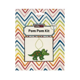 Make Your Own Pom Pom Triceratops Kit image number 5
