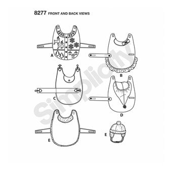 Simplicity Dog Coats and Hats Sewing Pattern 8277