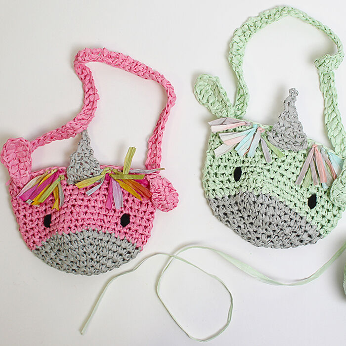 ideas main unicorn bag crochet pattern