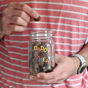 How to Make a Father's Day Treat Jar