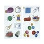 Artisan Sewing Trolley Stickers 15 Pieces image number 1