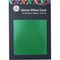 Green Glitter Effect Card A4 16 Sheets image number 3