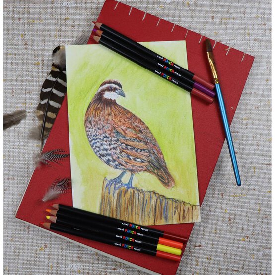 Uni-ball Posca Dusk Artist Pencils 6 Pack image number 8