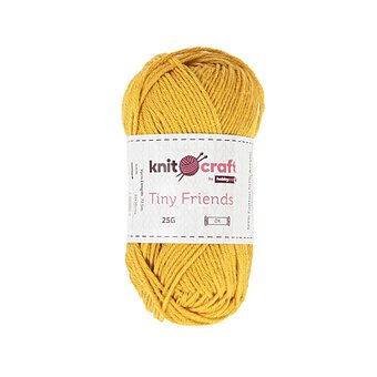 Knitcraft Mustard Tiny Friends Yarn 25g
