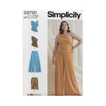 Simplicity Women's Tops and Trousers Sewing Pattern S9790 (W2 20W-28W)