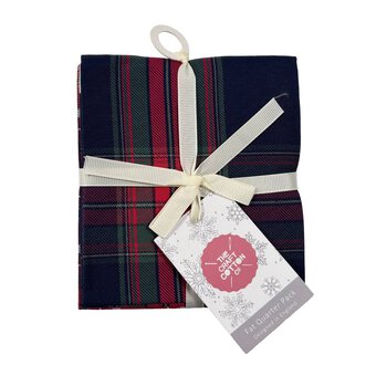 Patterned Check Fat Quarters 5 Pack