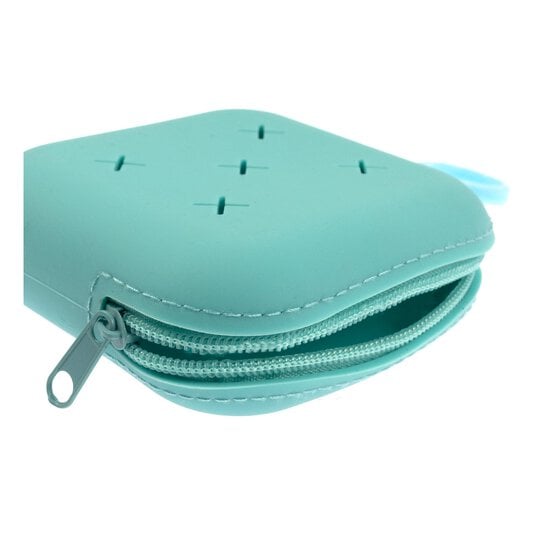 Turquoise Charm Coin Case 8cm x 8cm image number 4