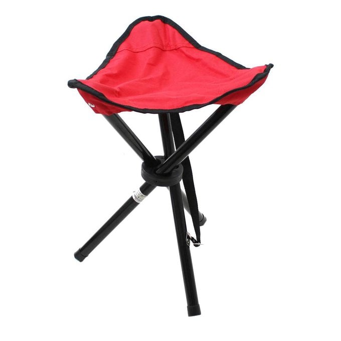 Red Travel Painting Stool image number 1