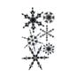 Sizzix Floating Snowflakes Layered Stamp Set 6 Pieces image number 3
