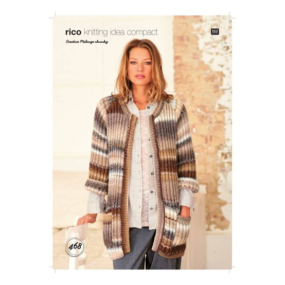 Rico Creative Melange Chunky Jacket and Cardigan Digital Pattern 468 image number 1